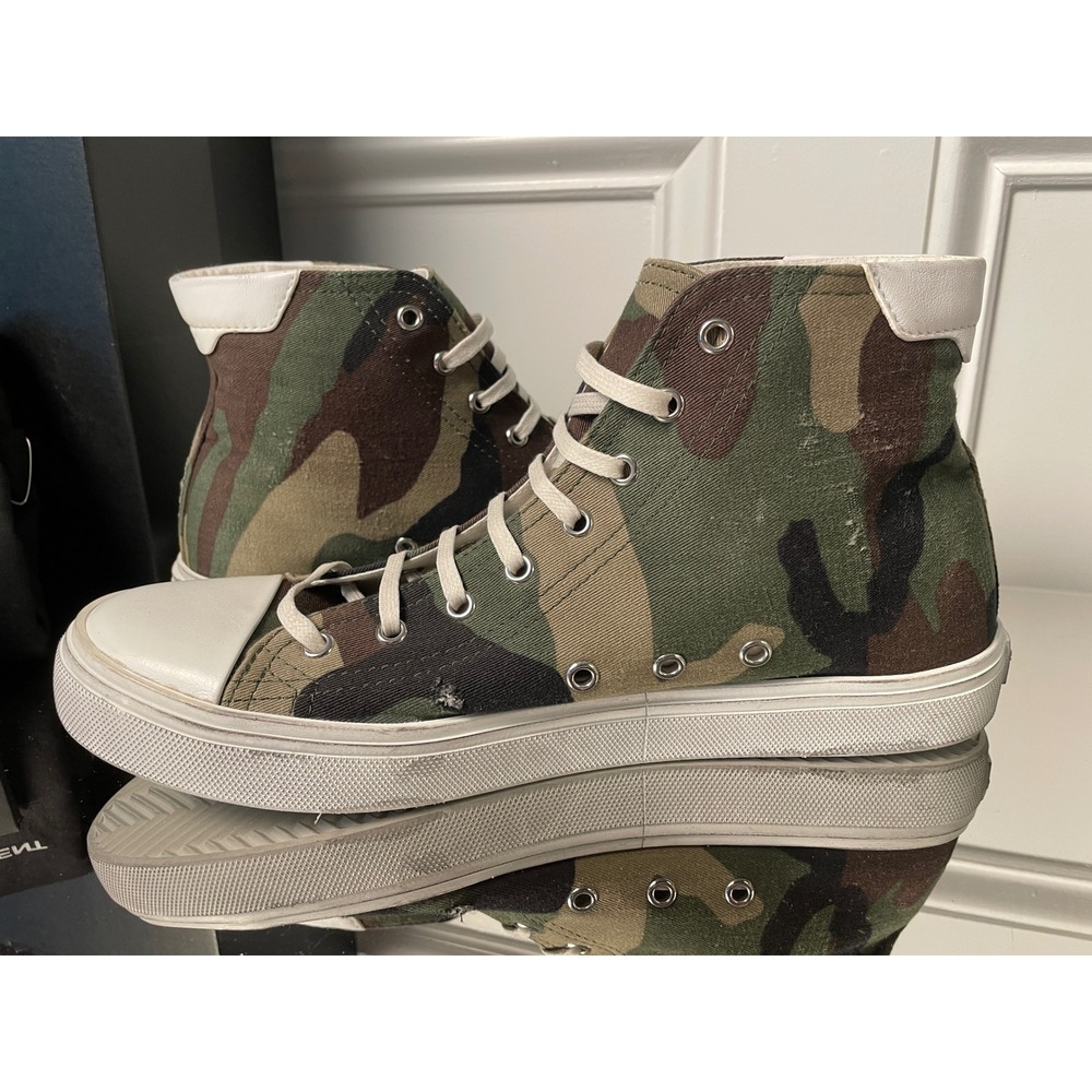 Saint Laurent 588275 Bedford Camouflage Moon Plus HiTop Men's sneaker shoe Eu 41 - Picture 2 of 10